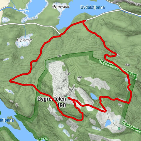 Midt-Telemark - Gygrestolen