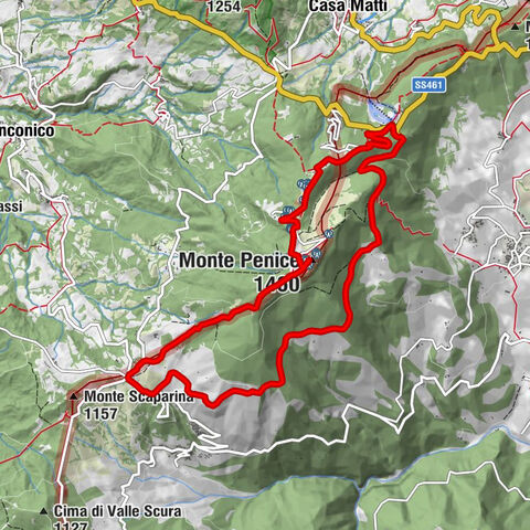 lo Scarpone - Passo del Penice - Santuario di Santa Maria in Monte Penice - Monte Penice