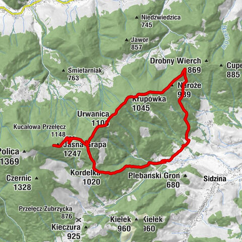 Binkówka - Okrąglica - Jasna Grapa - Soska
