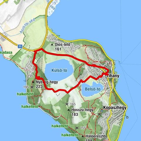 Tihany - Apáti-hegy - Apáti templom - Szűz Mária és Szent Ányos templom
