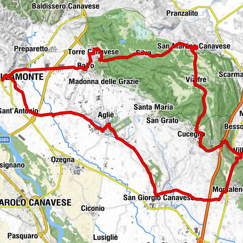 CASTELLAMONTE Morena Ovest Loop