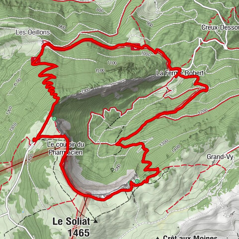 Circuit Creux de Van, Neuenburg, Schweiz