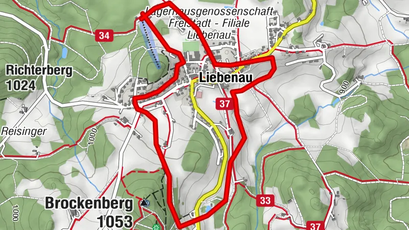Winterwanderweg Liebenau