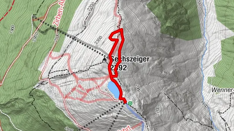 „Sechszeiger Panoramawalk“ Winterwanderrunde auf 2.400 m