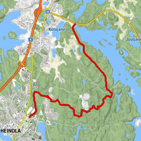 Tornimäen polku, Heinola