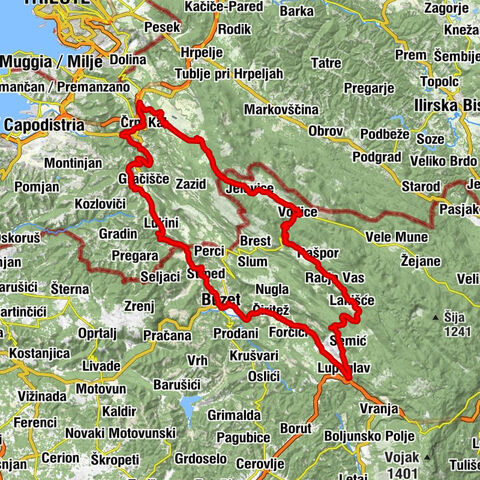 Vila Robida - loop to Croatia