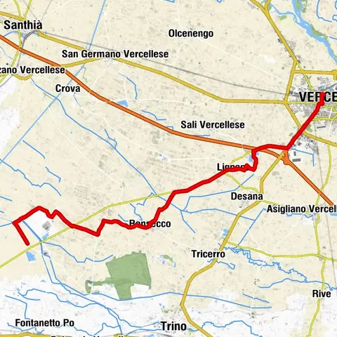 Via Francigena of the Susa Valley | Stage 9 Castell'Apertole - Vercelli