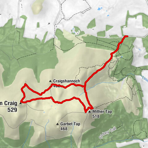Aberdeenshire - Mither Tap - Oxen Craig - Craigshannoch