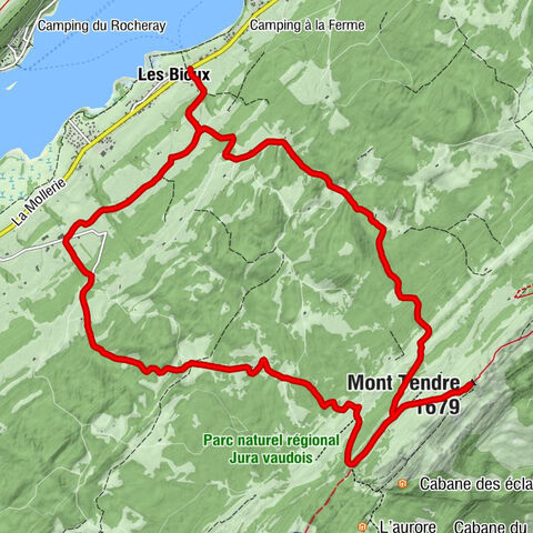 Les Bioux - Mont Tendre - Le petit Croset - Temple des Bioux