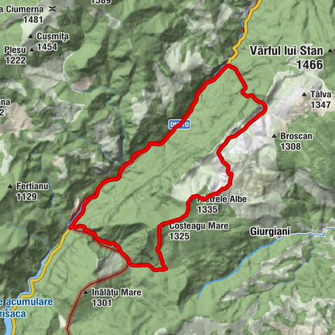 Balta - Coșteagu Mare - Pietrele Albe - Izvor