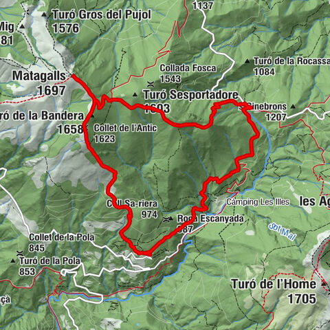 La Borda de l'Avi - Turó de la Bandera - Matagalls - Montseny