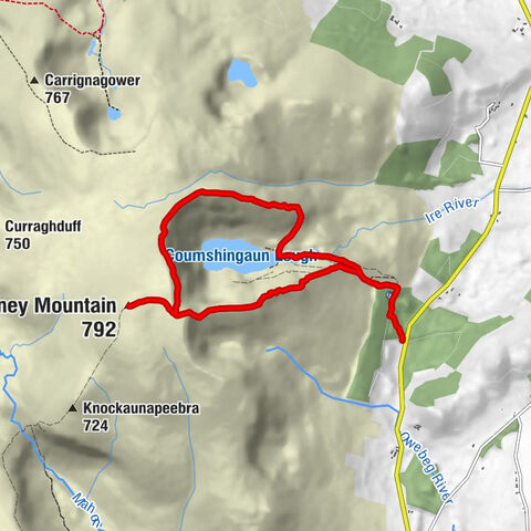 Kilclooney - Kilclooney Mountain - Stookanmeen - Stookangarriff