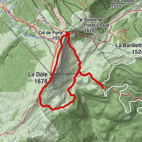 La Rippe - La Dôle - Col de Porte - Gingins
