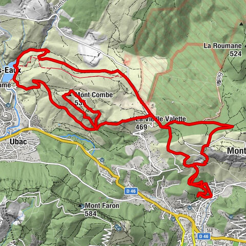La Vieille Valette - Mont Combe - Le Ragas - Le Revest-les-Eaux