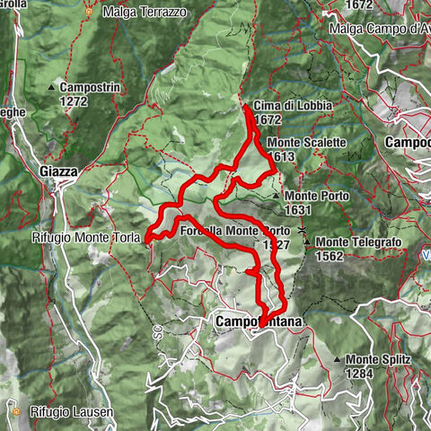 Campofontana - Monte Scalette - Cima di Lobbia - Rifugio Monte Torla