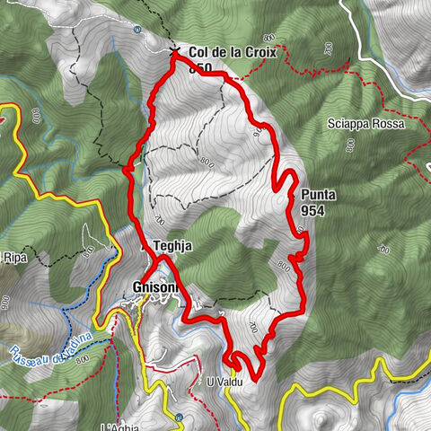 Ghisoni - Col de la Croix - Punta - A Stazzona