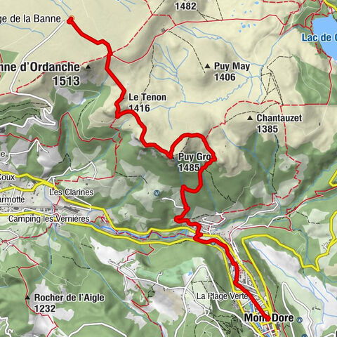 Refuge de la Banne - Le Tenon - Puy Gros - Mont-Dore