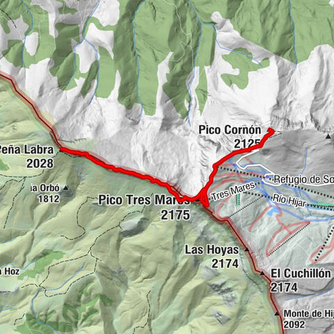 Mirador de la Fuente del Chivo - Pico Tres Mares - Pico Cornón - Hermandad de Campoo de Suso