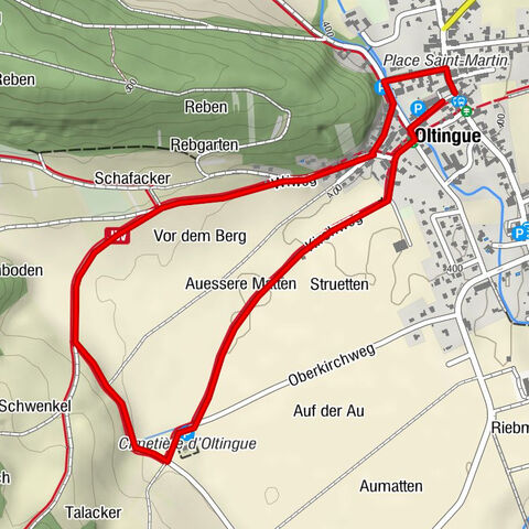 Mythische Orte  am Oberrhein - Saint-Martin