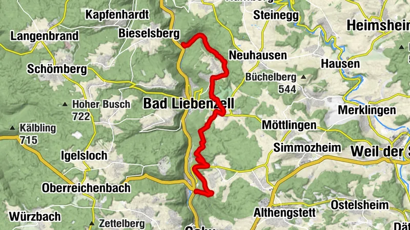 Schluchtenduo im Nagoldtal - Ein bwegt-Wanderweg