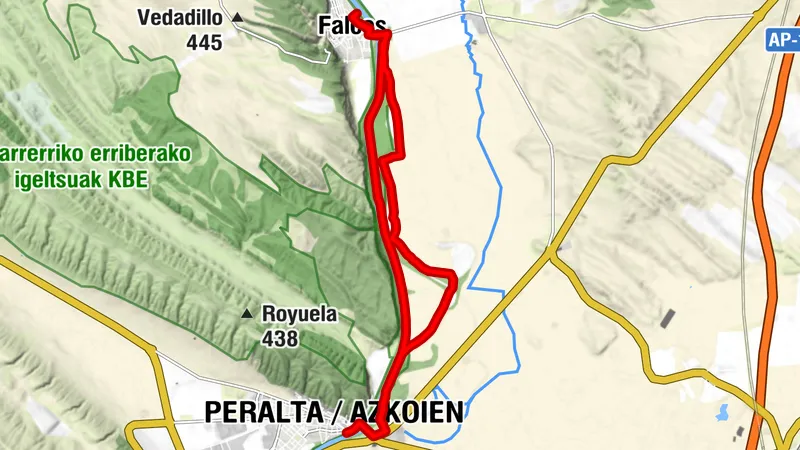 Falces - Peralta - Funes - Marcilla. Mink territory