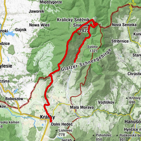 Chalupa u Jezu - Jezinka - Králický Sněžník / Śnieżnik - Mały Śnieżnik - Králíky