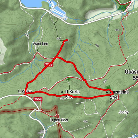 U Křížku - U Kozla - Kazatelna