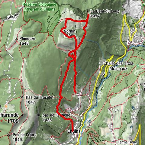 Engins - La Dent du Loup - Sornin