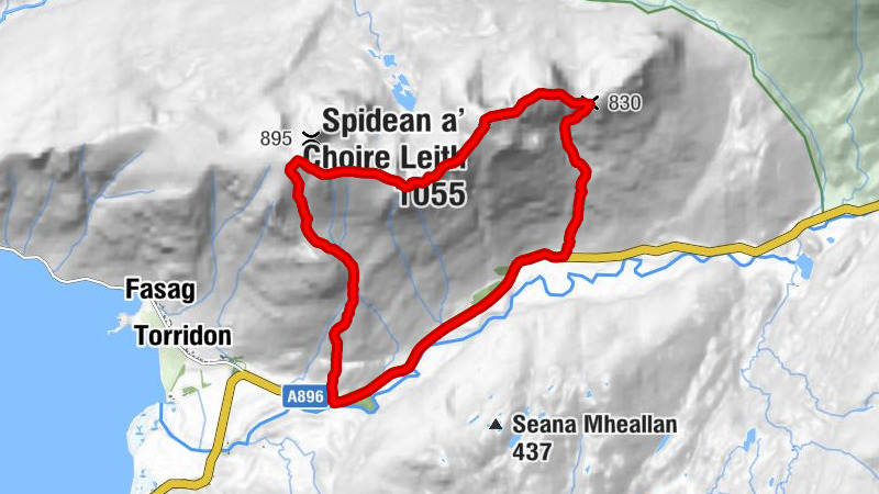 Highland - Coire Liea - Spidean a' Choire Leith - Mullach an Rathain