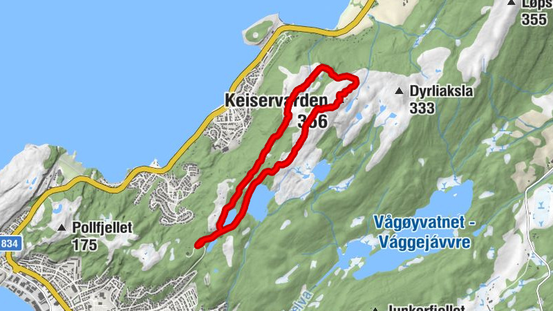 Bodø - Bådåddjo - Keiservarden