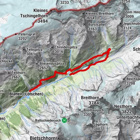 4 Lakes Route Lötschental