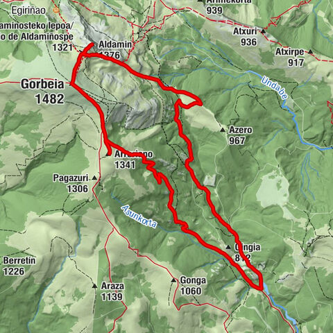 Sale el Agua - Aldamin - Gorbeia - Arroriano