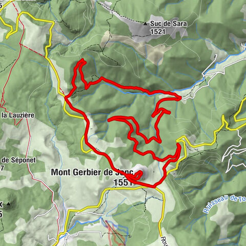 La Source Géographique de la Loire - Source de la Loire - Mont Gerbier de Jonc - Saint-Martial