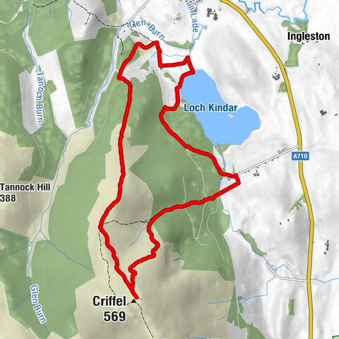 Dumfries and Galloway - Criffel - Knockendoch