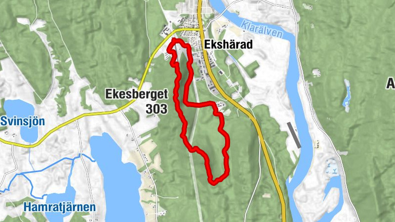Hagfors kommun - Nygård - Ekesberget