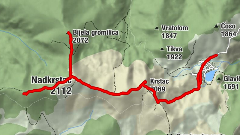 Općina Gornji Vakuf-Uskoplje - Krstac - Nadkrstac - Bijela gromilica
