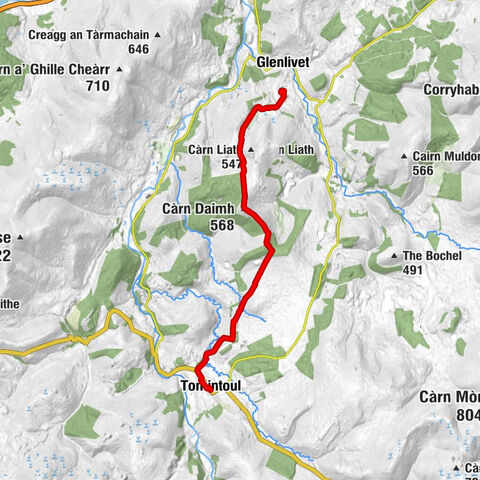 Tomintoul - Càrn Daimh - Moray