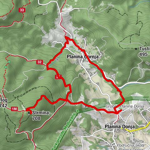 kapela svetog Jurja - kapela Hrvatskih mučenika - Strmina - Planinarski dom "Lipa Rog"