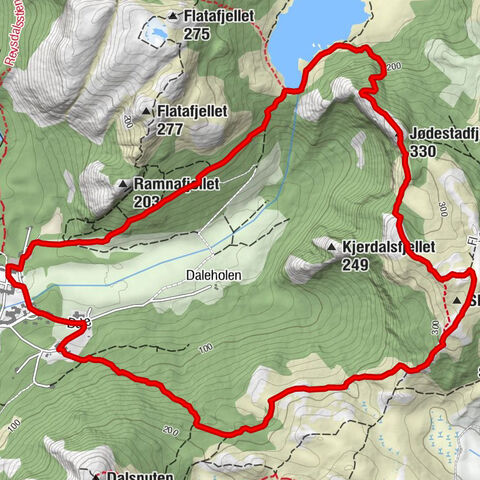 Sandnes - Skjørestadfjellet - Jødestadfjellet