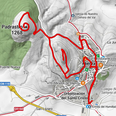 Ermita del Humilladero - Padrastro - Iglesía de Santa María del Rey - Cerro del Castillo