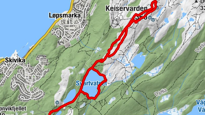Bodø - Bådåddjo - Keiservarden