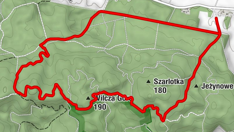 powiat pilski - Wilcza Góra