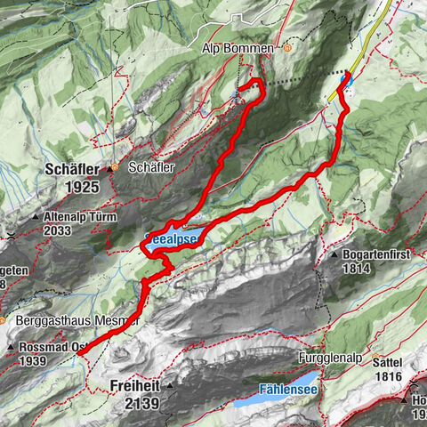 Ebenalb, Aescher, Seealpsee, Meglisalp, Wasserauen