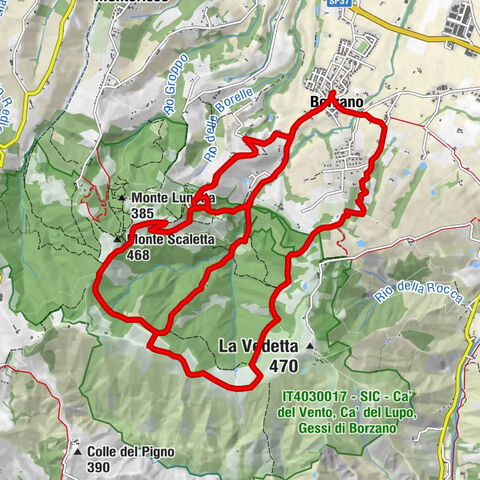 Chiesa della Beata Vergine Maria - Ponte Lodola - Monte Scaletta - Borzano