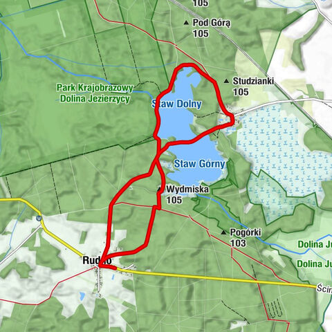 Rudno - Wydmiska - Wrzosy