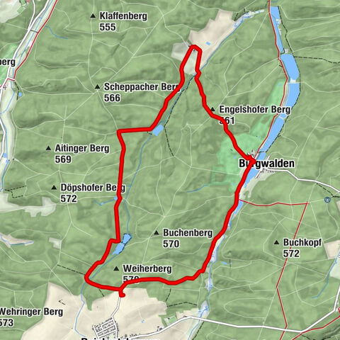 Gessertshausen - Scheppacher Kapelle - Engelshofer Berg - Bobingen