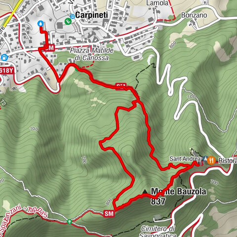 Carpineti - Monte Bauzola - Savognatica