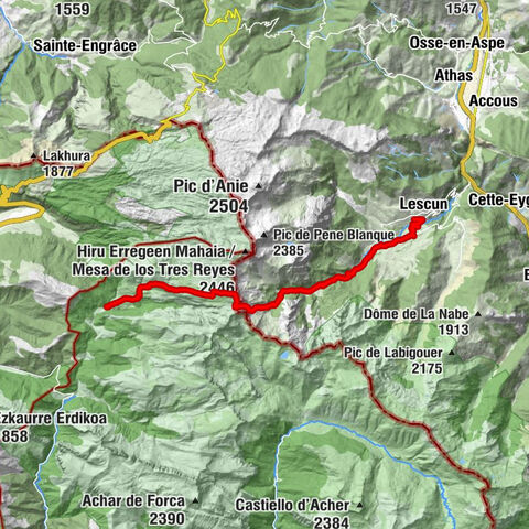 Lescun - Cabanes d'Ansabère - Pic d'Ansabère / Petrechema - Refugio de Linza