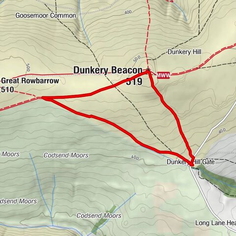 Dunkery Hill Gate - Dunkery Beacon