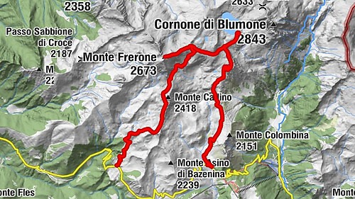 Breno - Monte Frerone - Rifugio Tita Secchi - Casa dei guardiani della diga
